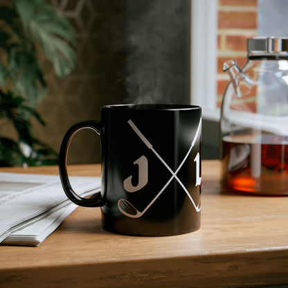 Custom Golf Coffee Mug, Customized Golf Coffee Cup, Personalized Golf Cup, Ceramic Mug for Golfer, Golf Gift for Men, Golf Christmas Gift