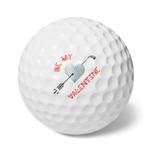 Valentines Day Golf Balls, Happy Valentines Day Golf Gift, Golf Gift for Valentines Day, Gift for Husband, Gift for Boyfriend, Golfer Gift