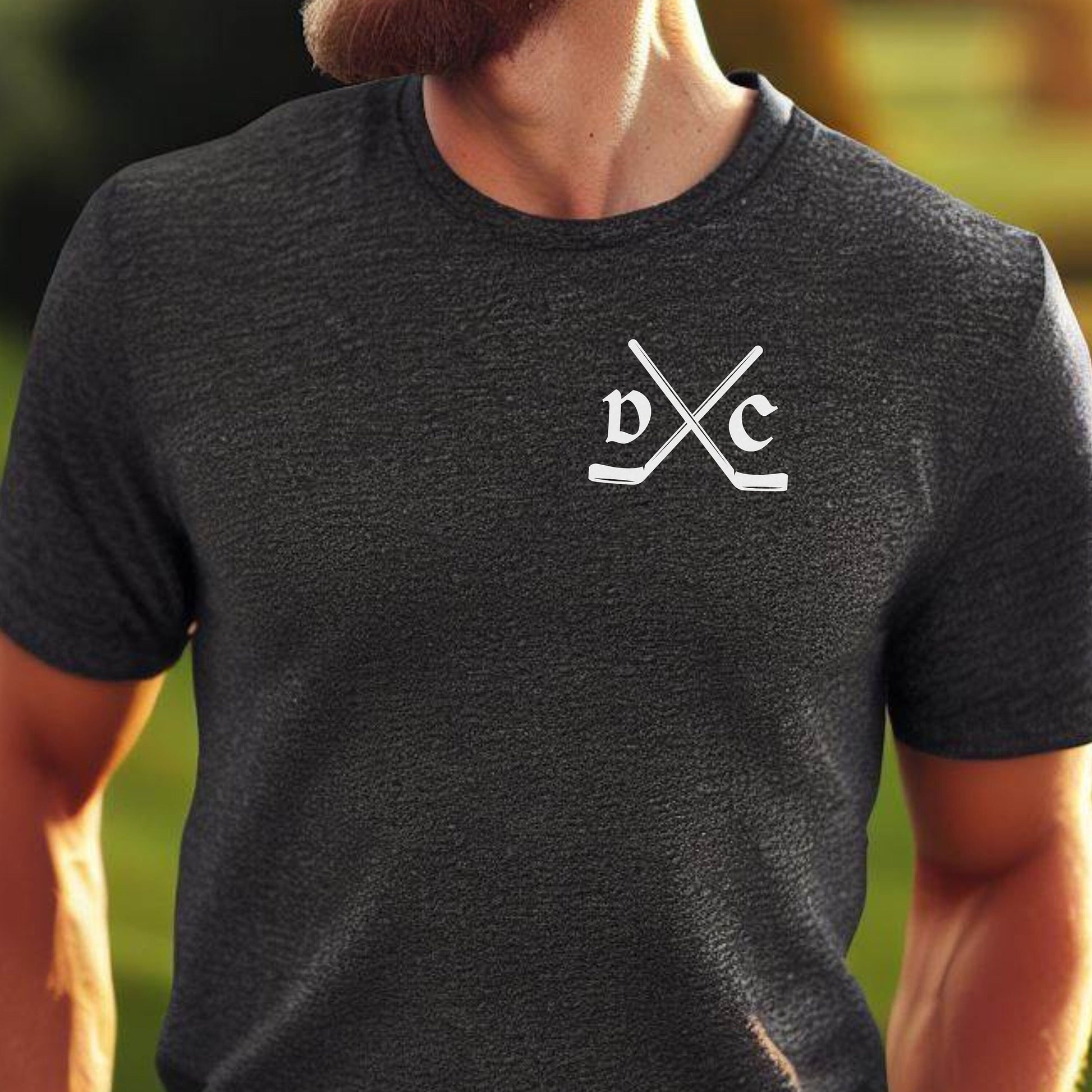 Custom Hockey Shirt, Personalized Hockey Tshirt, Customized Hockey Tee, Gift for Hockey Player, Hockey T-shirt Gift, Hockey Gift for Men