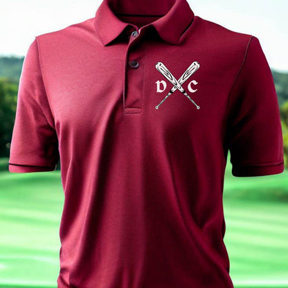 Custom Monogrammed Baseball Polo, Personalized Baseball Polo, Customized Polo for Baseball Player, Gift for Dad, Father, Hockey Gift for Men