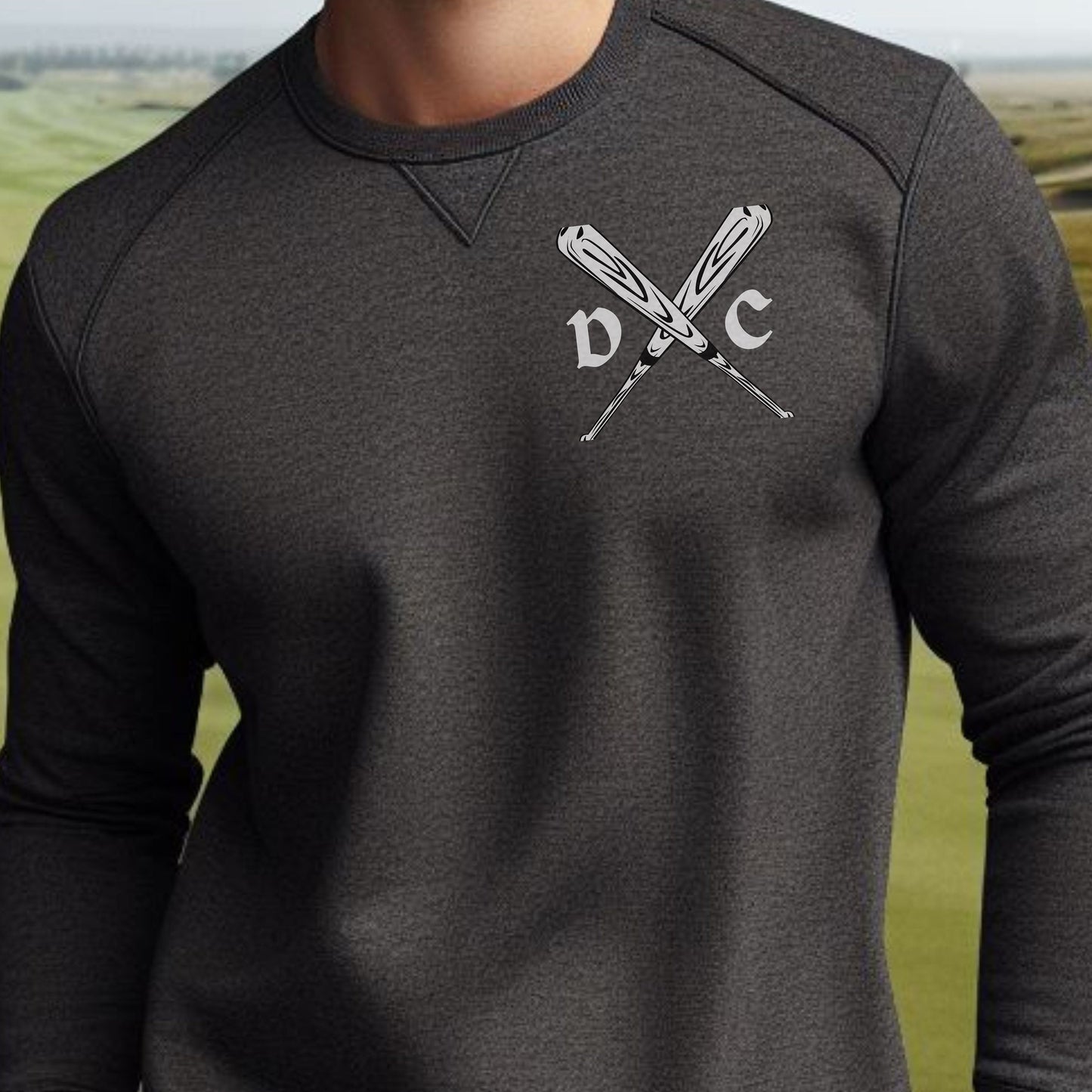 Custom Baseball Sweatshirt, Personalized Baseball Sweater, Sport Pullover Sweatshirt, Baseball Gift for Men, Gift for Dad, Gift for Husband