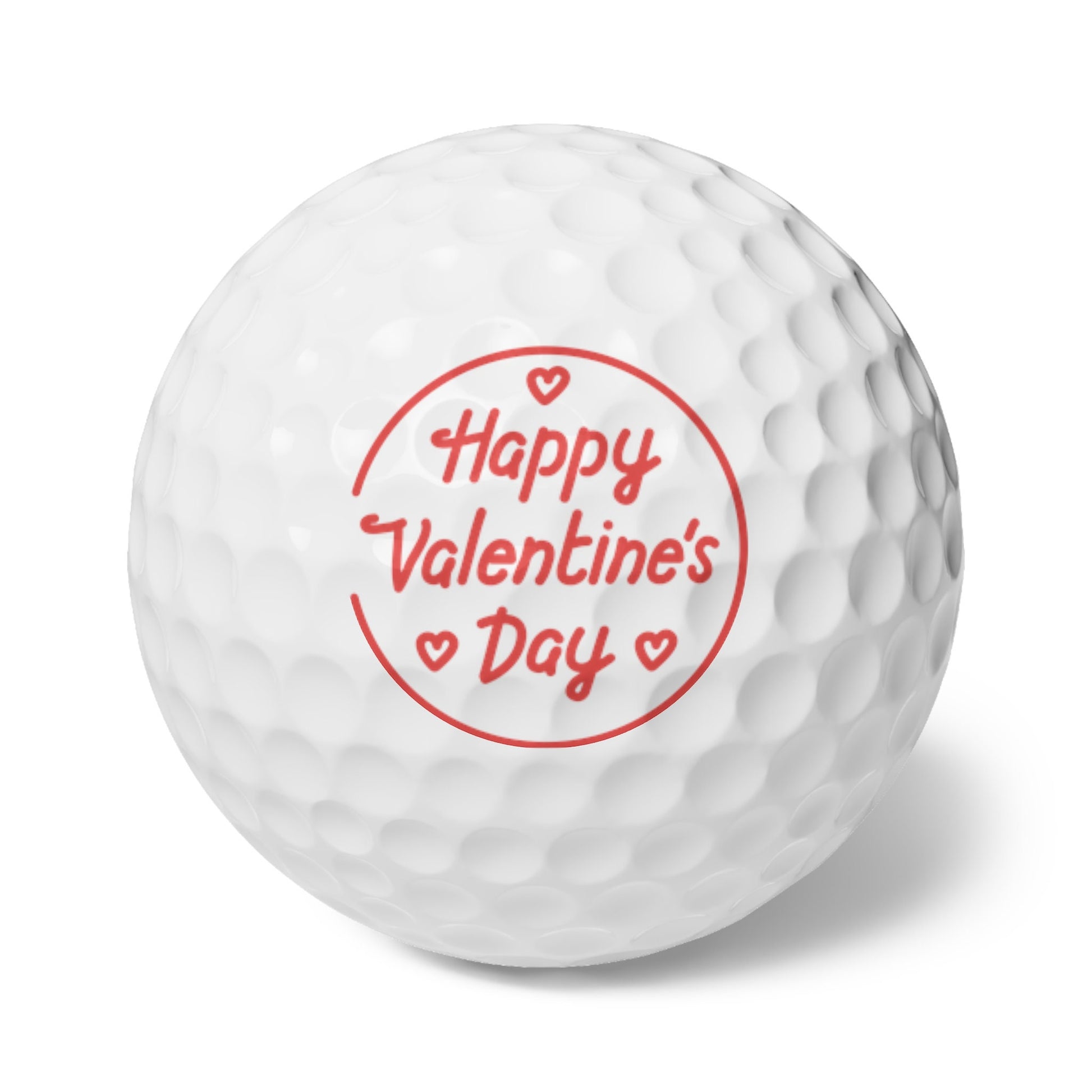 Valentines Day Golf Balls, Happy Valentines Day Golf Gift, Golf Gift for Valentines Day, Gift for Husband, Gift for Boyfriend, Golfer Gift