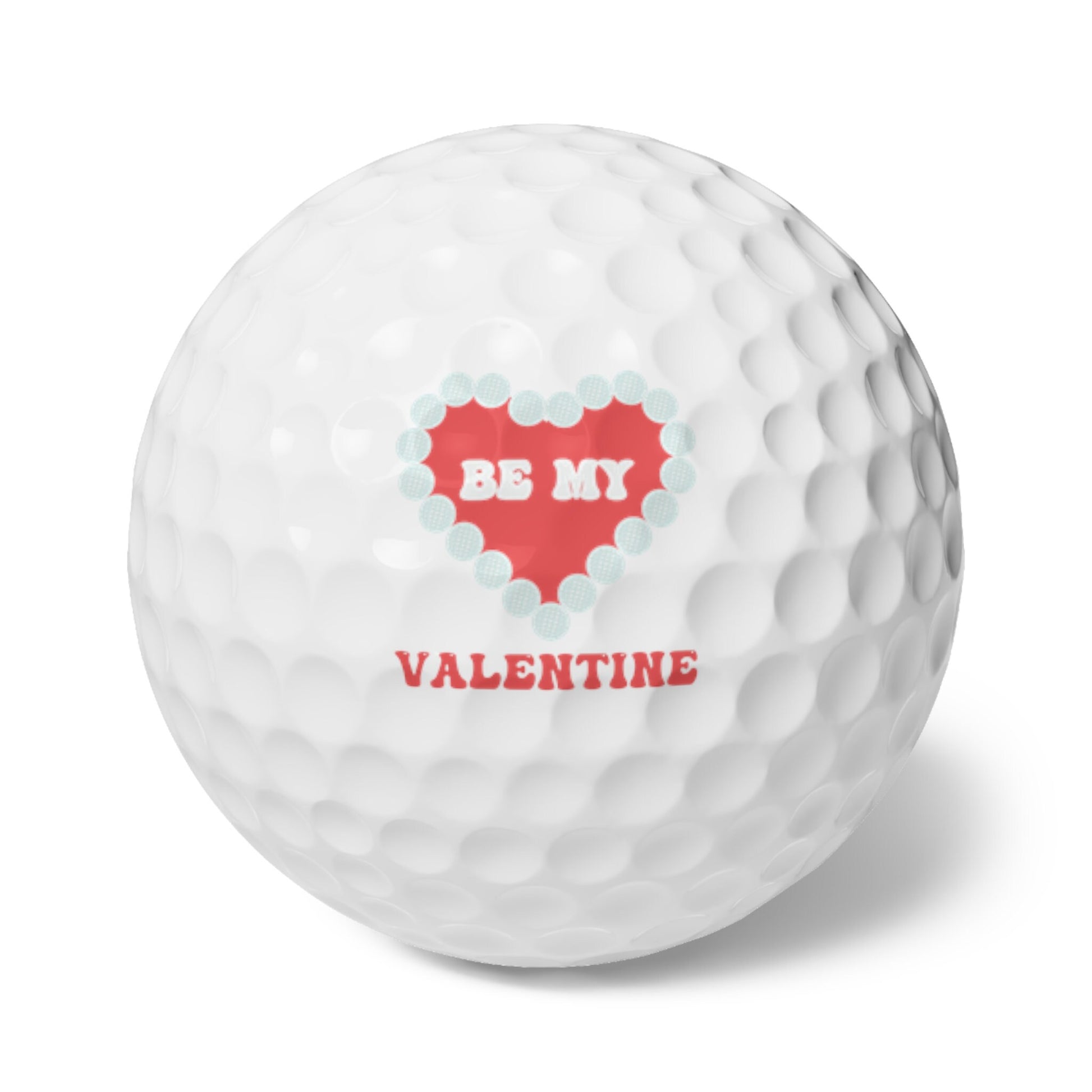 Valentines Day Golf Balls, Happy Valentines Day Golf Gift, Golf Gift for Valentines Day, Gift for Husband, Gift for Boyfriend, Golfer Gift