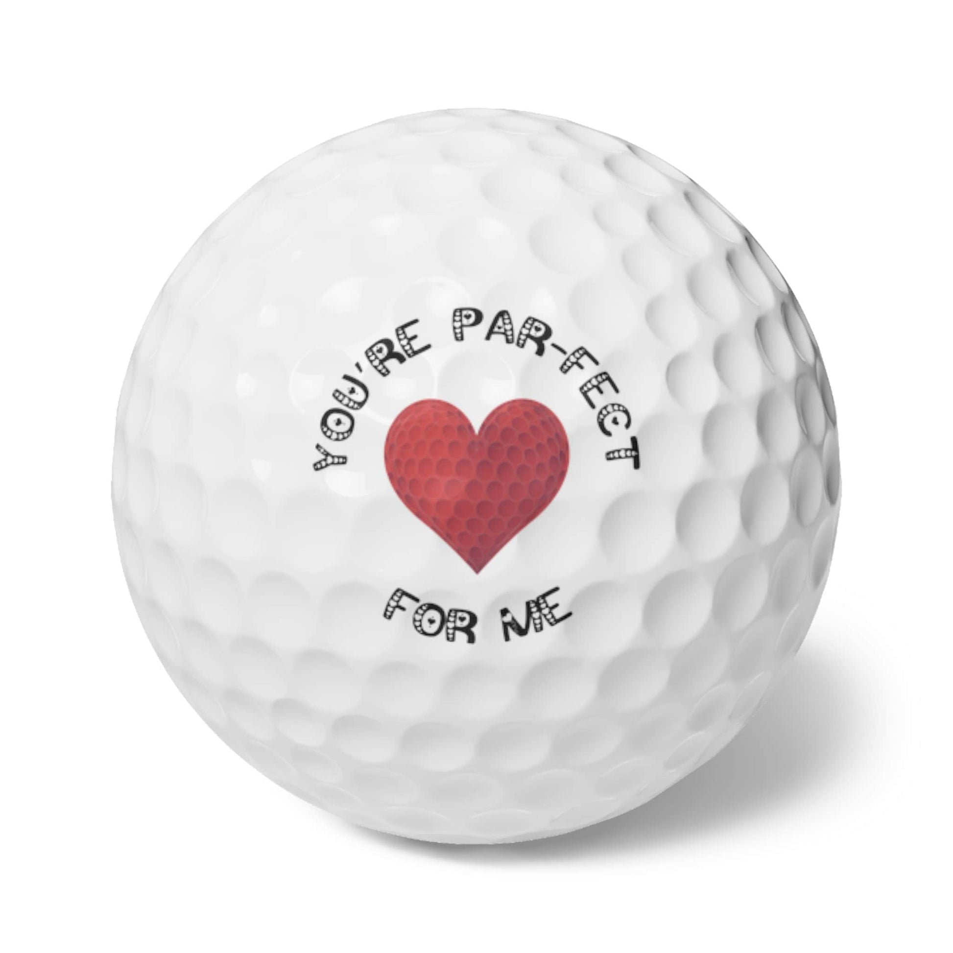 Valentines Day Golf Balls, Happy Valentines Day Golf Gift, Golf Gift for Valentines Day, Gift for Husband, Gift for Boyfriend, Golfer Gift