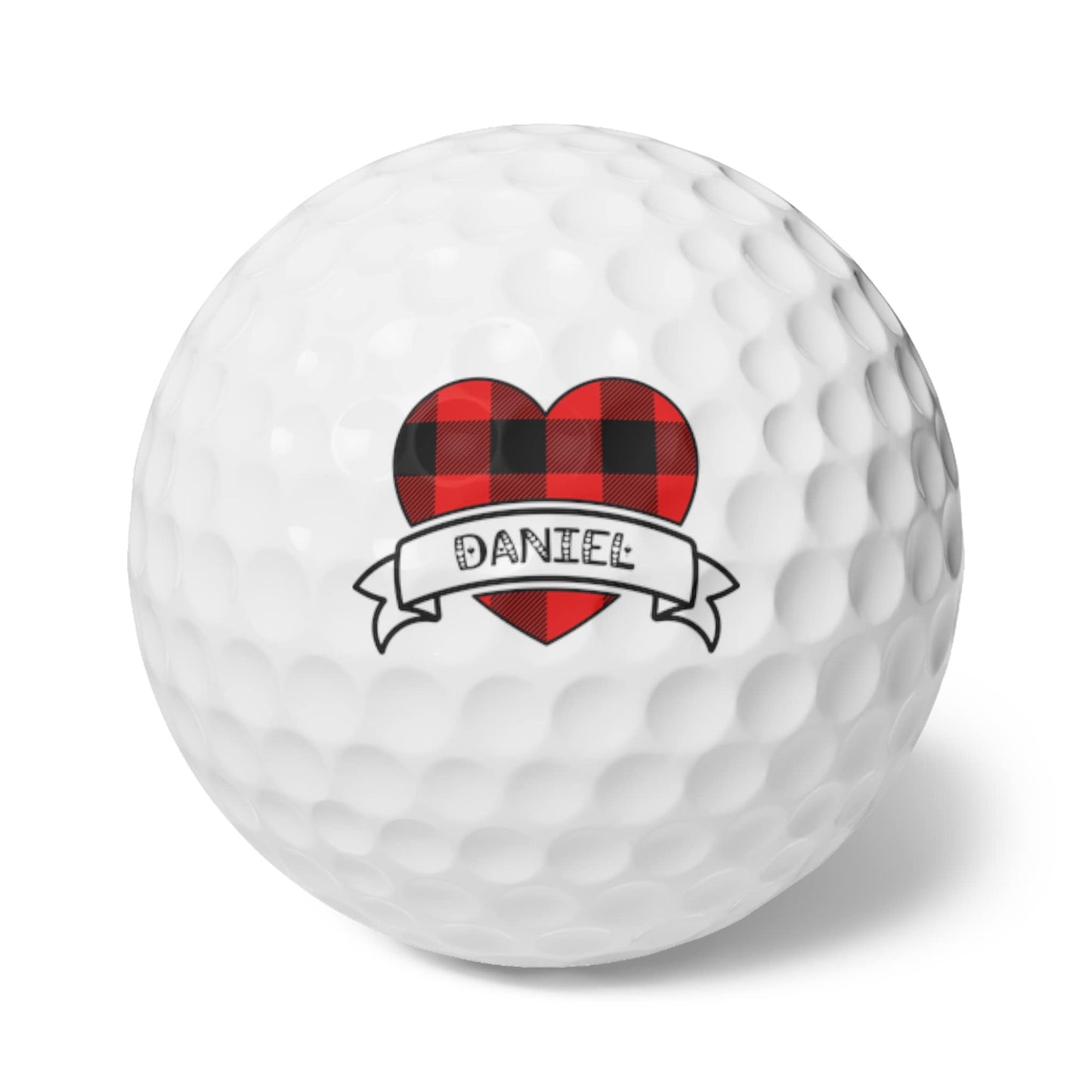 Valentine's Golf Balls, Valentine's Day Golf Gift, Custom Golf Balls, Gift for Husband, Gift for Boyfriend, Golf Gift for Men, Gift for Him