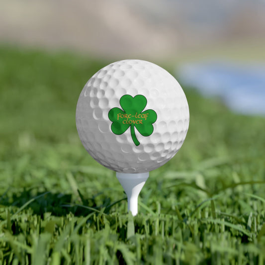 St. Patrick's Day Golf Balls, Irish Golf Gift, Funny Golf Balls, Shamrock Gift for Husband, Men's Golf Gift, Clover Golf Balls, Gift for Dad