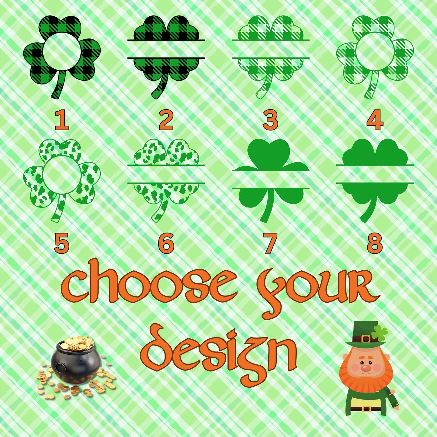 St. Patrick's Day Golf Club Cover, Personalized Driver Cover, Custom Golf Head Cover, Gift for Dad, Irish Club Cover, Clover Head Cover