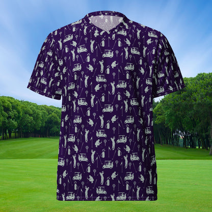 Men's Golf Shirt, Men's Golfing Jersey, Golf T-shirt, Men's Golf Gifts, Golf Gift for Men, Gift for Dad, Gift for Boyfriend, Husband Gift