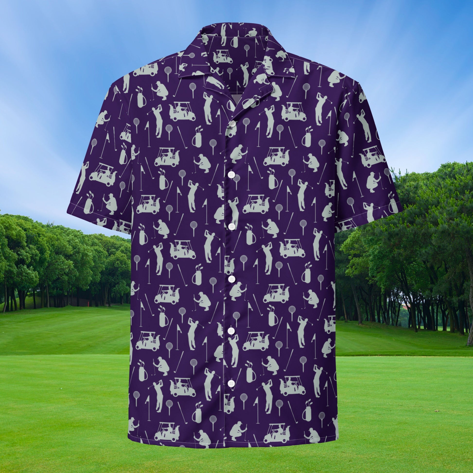 Men's Golf Shirt, Men's Golfing Button Up, Golf T-shirt, Men's Golf Gifts, Golf Gift for Men, Gift for Dad, Gift for Boyfriend, Husband Gift