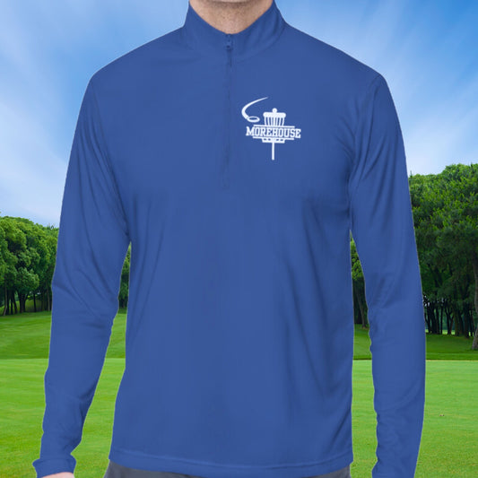 Personalized Lightweight Disc Golf Sweatshirt, Quarter Zip Pullover Sweater, Custom Disc Golf Gift, Gift for Husband, Gift for Boyfriend