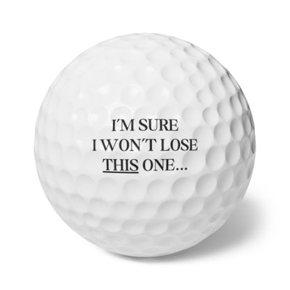 Funny Golf Balls, Golf Ball Gift, Great Gift for Husband, Gift for Dad, Gift for Golfer, Men's Golf Gift, Golf Gift for Him, Novelty Golf