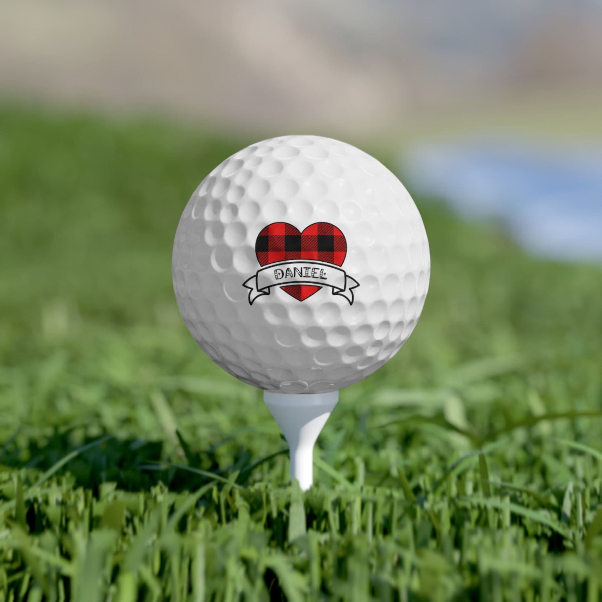 Valentine's Golf Balls, Valentine's Day Golf Gift, Custom Golf Balls, Gift for Husband, Gift for Boyfriend, Golf Gift for Men, Gift for Him