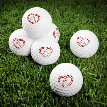 Valentine's Golf Balls, Valentine's Day Golf Gift, Custom Golf Balls, Gift for Husband, Gift for Boyfriend, Golf Gift for Men, Gift for Him