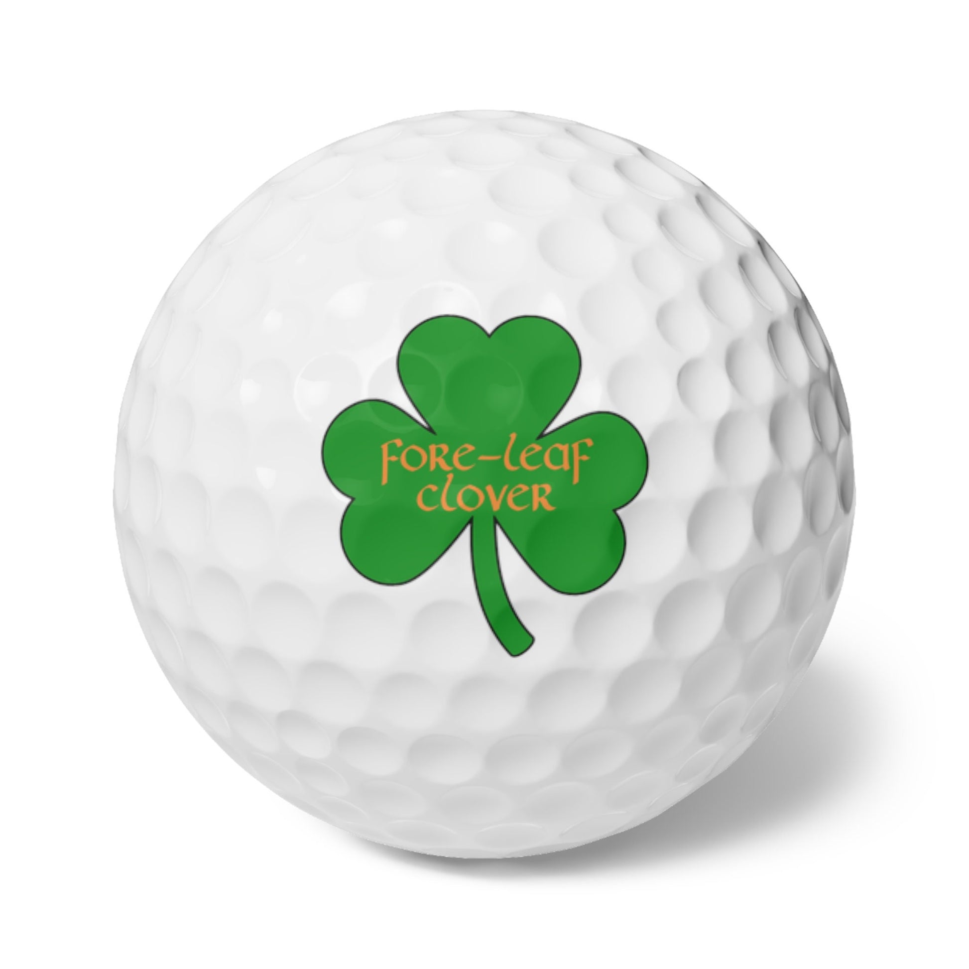 St. Patrick's Day Golf Balls, Irish Golf Gift, Funny Golf Balls, Shamrock Gift for Husband, Men's Golf Gift, Clover Golf Balls, Gift for Dad