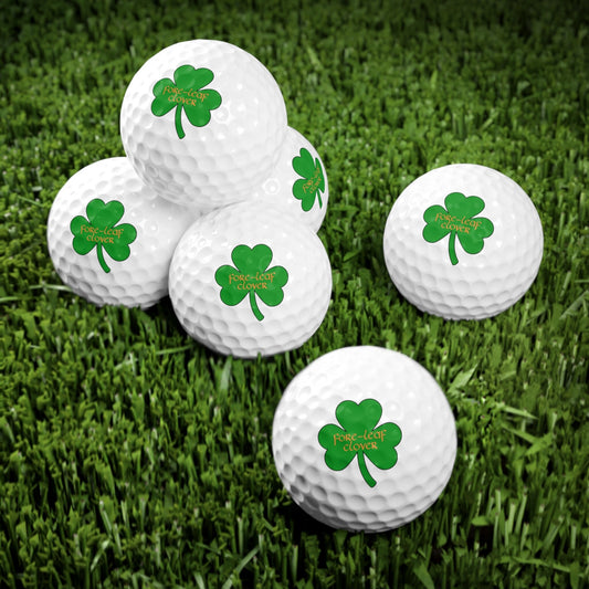 St. Patrick's Day Golf Balls, Irish Golf Gift, Funny Golf Balls, Shamrock Gift for Husband, Men's Golf Gift, Clover Golf Balls, Gift for Dad