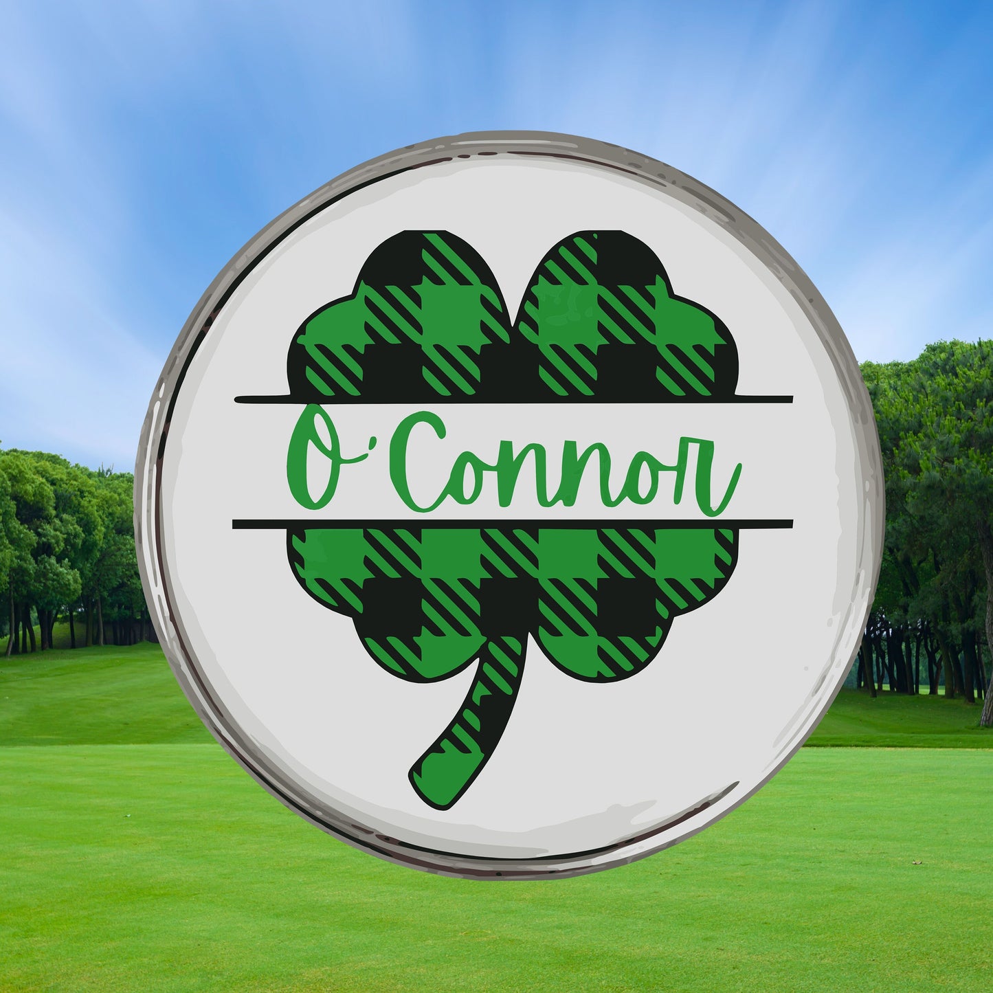St. Patrick's Day Ball Markers, Personalized Golf Ball Markers, Custom Ball Marker Gift, Golf Lover Gift, Irish Ball Marker, Clover Marker