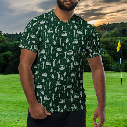 Men's Golf Shirt, Men's Golfing Jersey, Golf T-shirt, Men's Golf Gifts, Golf Gift for Men, Gift for Dad, Gift for Boyfriend, Husband Gift