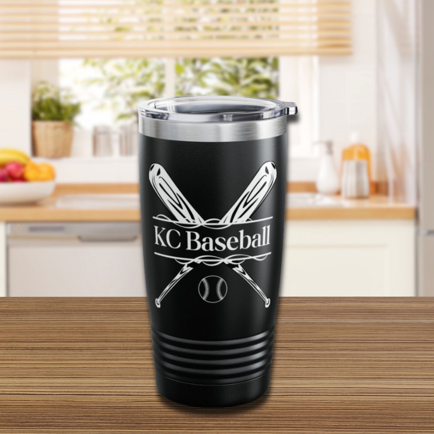 Custom Baseball Tumbler, Personalized Ringneck Tumbler, Baseball Gift, Baseball Water Bottle, Gift for Baseball Player, Baseball Coach Gift