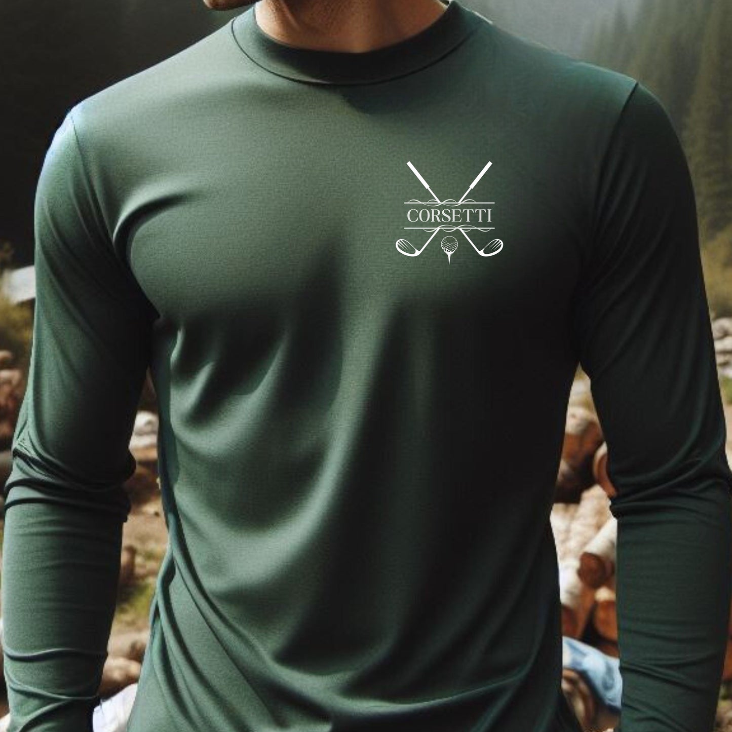 Custom Long Sleeve Golf Shirt, Personalized Golf Tshirt, Dry Fit Customized Golf Tee, Gift for Golfer, Golf T-shirt Gift, Golf Team Shirt