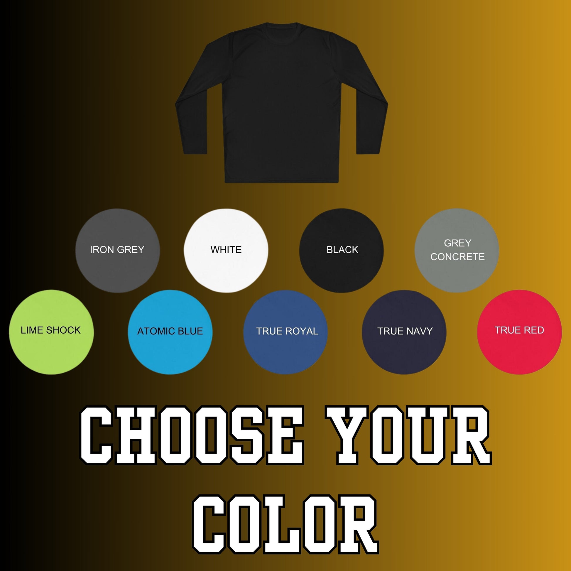 Custom Long Sleeve Golf Shirt, Personalized Golf Tshirt, Dry FIt Customized Golf Tee, Gift for Golfer, Golf T-shirt Gift, Golf Gift for Men