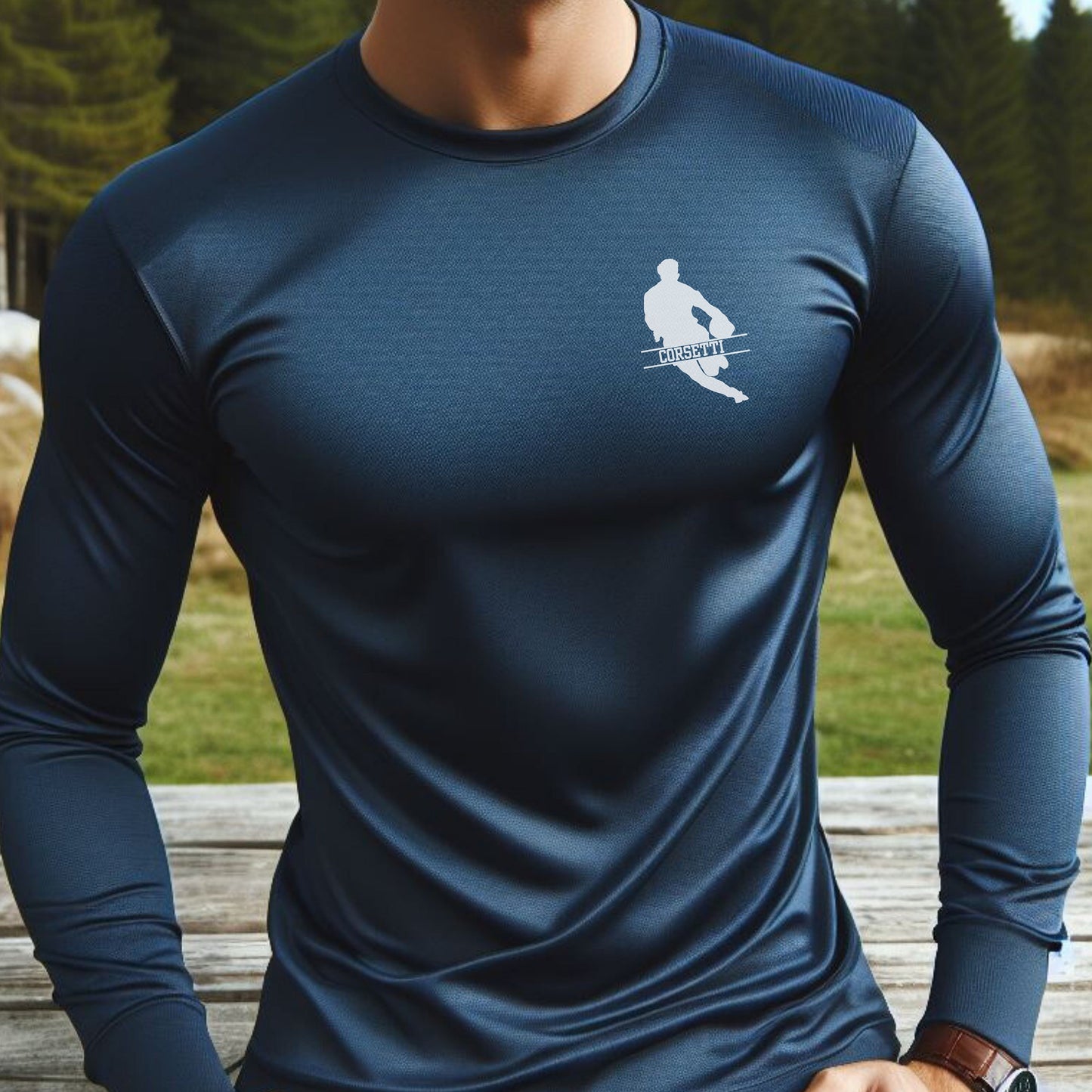 Custom Long Sleeve Rugby Shirt, Personalized Rugby Tshirt, Dry Fit Customized Tee, Gift for Rugby Player, Rugby Team Gift, Rugby Coach