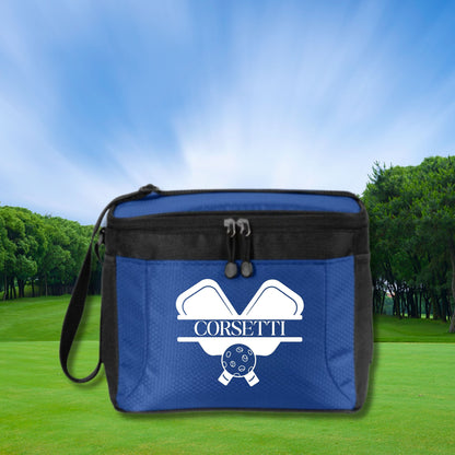 Personalized Pickle Ball Cooler, 12 Pack Cooler, Custom Cooler for Pickle Ball, Pickleball Gift, Gift for Husband, Perfect Father's Day Gift