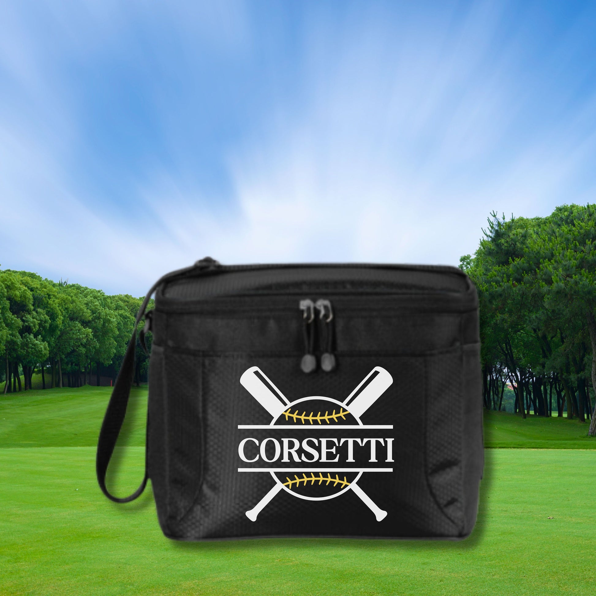 Personalized Softball Cooler, 12 Pack Cooler, Custom Softball Cooler, Softball Coach Gift, Softball Player Gift, Softball Team Gift Ideas