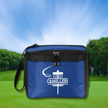 Personalized Disc Golf Cooler, 12 Pack Cooler, Custom Cooler for Disc Golf, Disc Golf Gifts for Men, Gift for Husband, Father's Day Gift