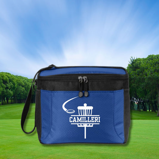 Personalized Disc Golf Cooler, 12 Pack Cooler, Custom Cooler for Disc Golf, Disc Golf Gifts for Men, Gift for Husband, Father's Day Gift