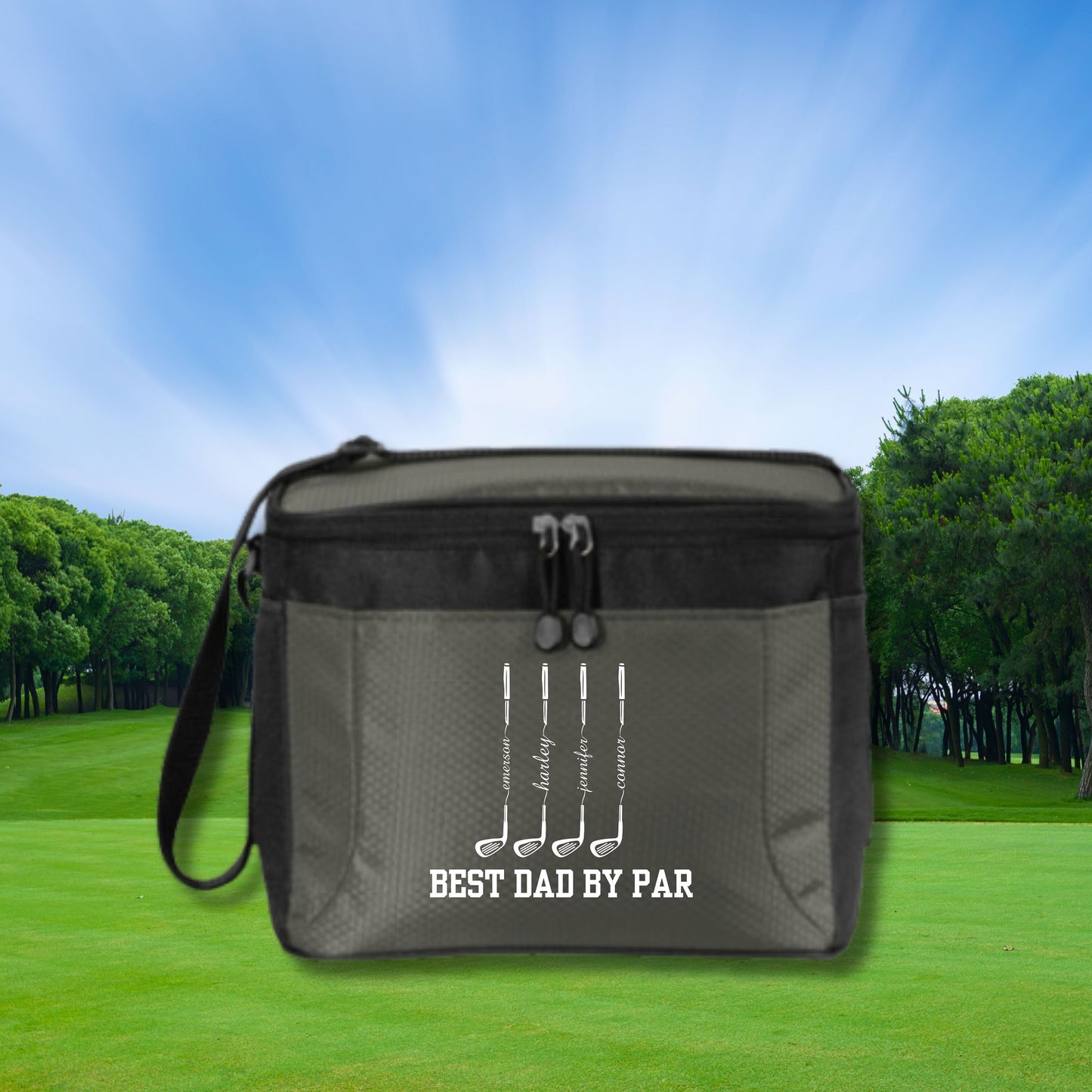 Personalized Golf Cooler, 12 Pack Cooler, Custom Cooler for Golfer, Golf Gifts for Men, Gift for Golfer, Gift for Husband, Father's Day Gift