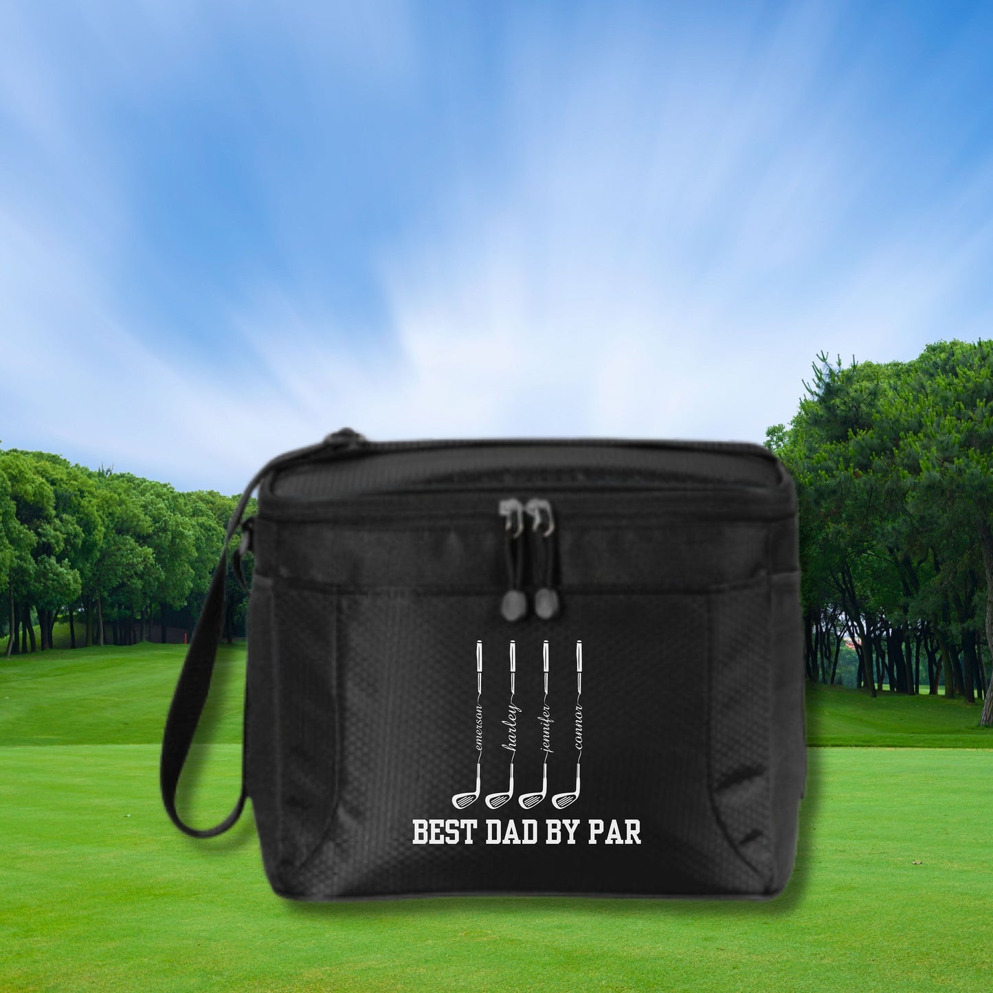 Personalized Golf Cooler, 12 Pack Cooler, Custom Cooler for Golfer, Golf Gifts for Men, Gift for Golfer, Gift for Husband, Father's Day Gift