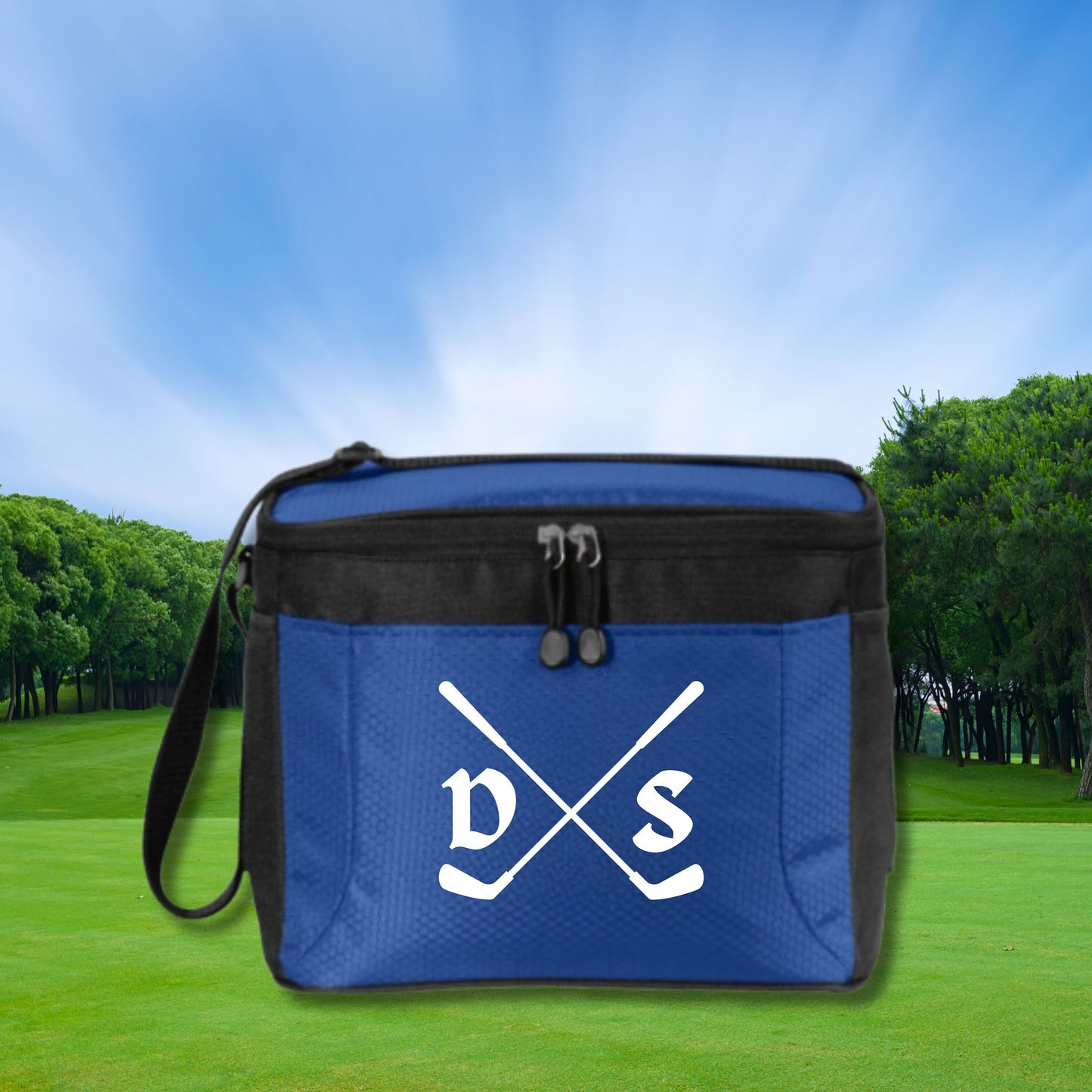 Personalized Golf Cooler, 12 Pack Cooler, Custom Cooler for Golfer, Golf Gifts for Men, Gift for Golfer, Gift for Husband, Father's Day Gift