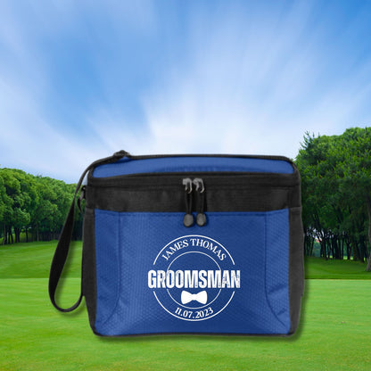 Personalized Golf Cooler, 12 Pack Cooler, Custom Cooler for Golfer, Groomsman Gift, Groomsman Proposal, Golf Gifts for Men, Gift for Golfer