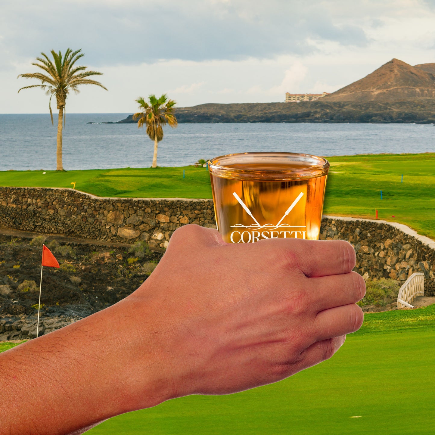 Personalized Golf Shot Glass, Custom Shot Glass, Golf Gifts for Men, Groomsman Proposal Gift, Father's Day Gift, Gift for Dad, Best Man Gift