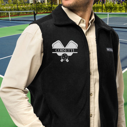 Custom Fleece Pickleball Vest, Personalized Pickleball Vest, Fleece Sweatshirt, Pickleball Jacket, Pickleball Sweatshirt, Pickleball Gift