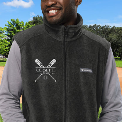 Custom Fleece Baseball Vest, Personalized Baseball Vest, Fleece Sweatshirt, Baseball Jacket, Baseball Team gift, Perfect Baseball Coach Gift