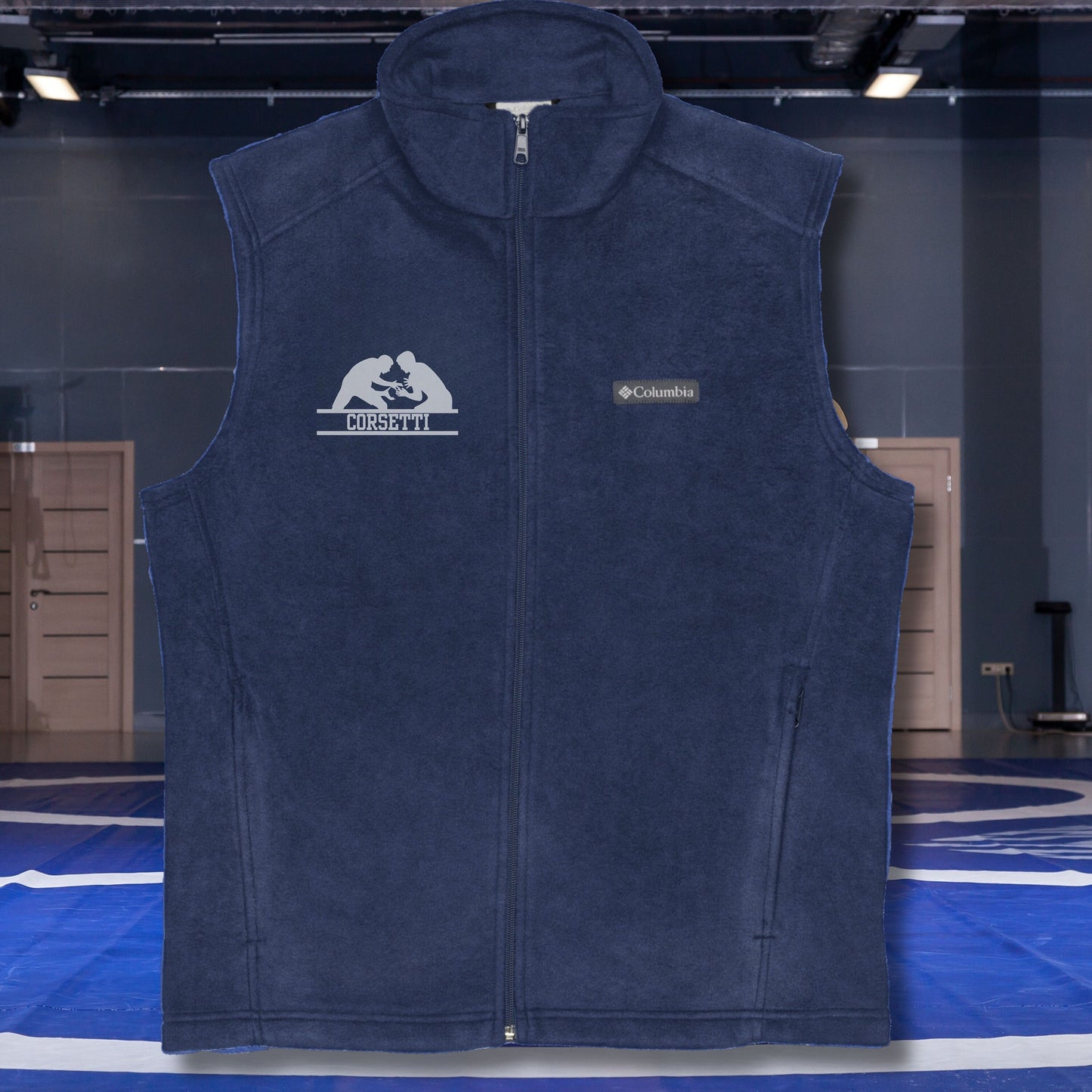 Custom Fleece Wrestling Vest, Personalized Wrestling Vest, Fleece Sweatshirt, Wrestling Jacket, Wrestling Coach Gift, Wrestling Team Gift