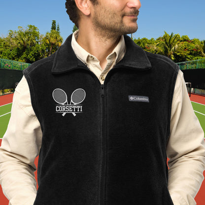 Custom Fleece Tennis Vest, Personalized Tennis Vest, Fleece Sweatshirt, Tennis Jacket, Tennis Team gift, Tennis Coach Gift, Tennis Gift Idea