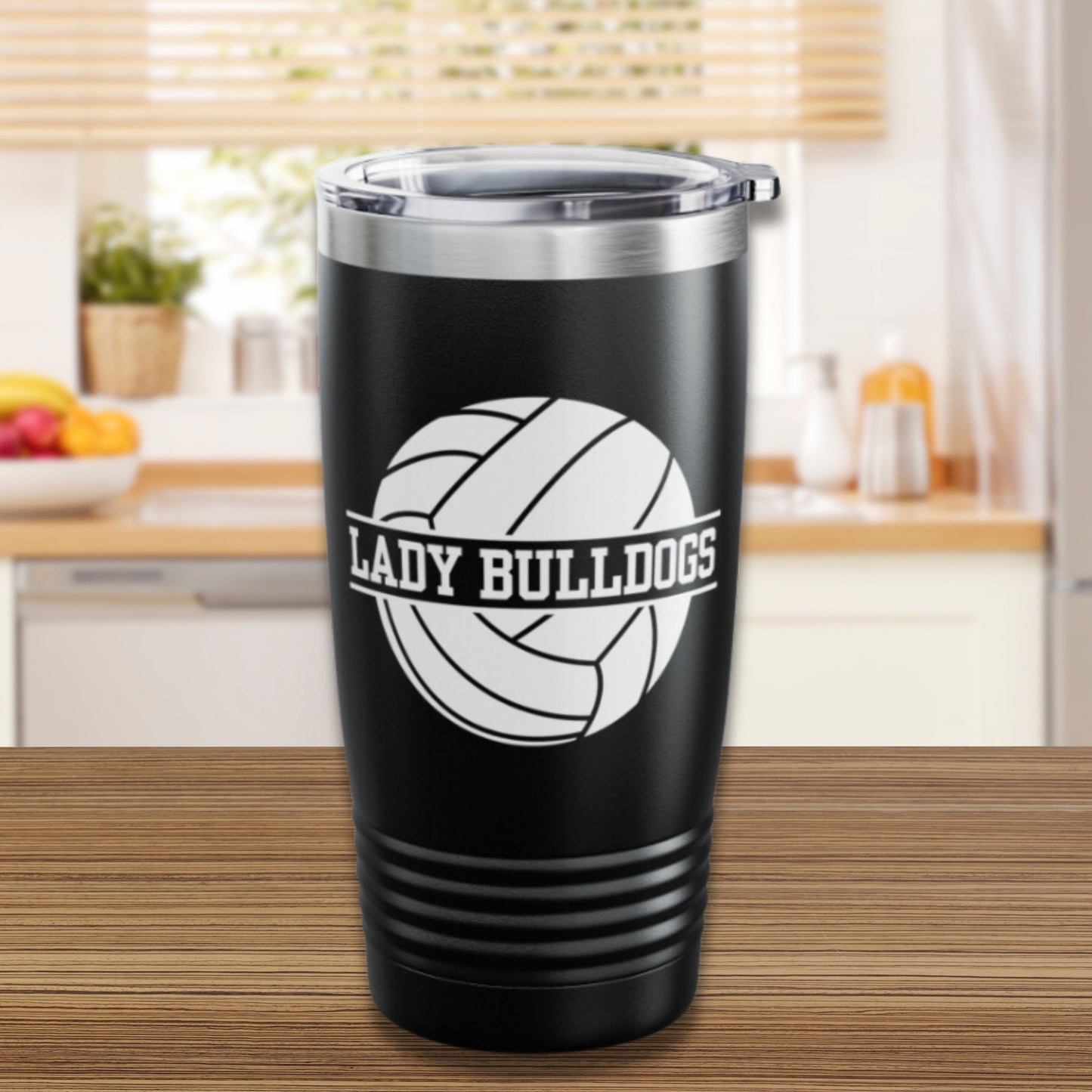 Custom Volleyball Tumbler, Personalized Ringneck Tumbler, Volleyball Gift, Water Bottle, Gift for Volleyball Player, Volleyball Coach Gift