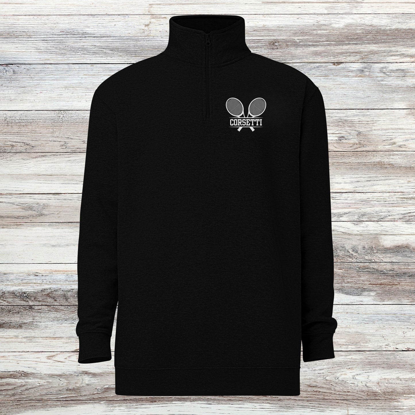 Personalized Fleece Tennis Quarter-Zip, Pullover Sweater, Custom Tennis Gift, Tennis Team Gift, Tennis Coach Gift, Tennis Player Gift Ideas