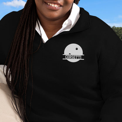 Womens Personalized Fleece Bowling Quarter-Zip, Quarter Zip Pullover Sweater, Custom Bowling Gift, Bowling Coach Gift, Bowling Team Gift