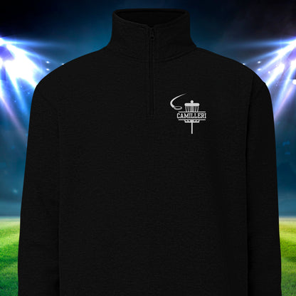 Women's Personalized Fleece Disc Golf Quarter-Zip, Quarter Zip Pullover Sweater, Custom Disc Golf Gift, Disc Golf Sweatshirt, Gift for Her