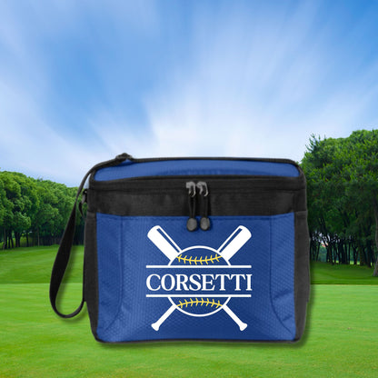 Personalized Softball Cooler, 12 Pack Cooler, Custom Softball Cooler, Softball Coach Gift, Softball Player Gift, Softball Team Gift Ideas