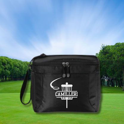 Personalized Disc Golf Cooler, 12 Pack Cooler, Custom Cooler for Disc Golf, Disc Golf Gifts for Men, Gift for Husband, Father's Day Gift