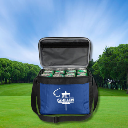 Personalized Disc Golf Cooler, 12 Pack Cooler, Custom Cooler for Disc Golf, Disc Golf Gifts for Men, Gift for Husband, Father's Day Gift
