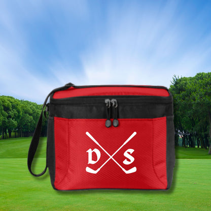 Personalized Golf Cooler, 12 Pack Cooler, Custom Cooler for Golfer, Golf Gifts for Men, Gift for Golfer, Gift for Husband, Father's Day Gift
