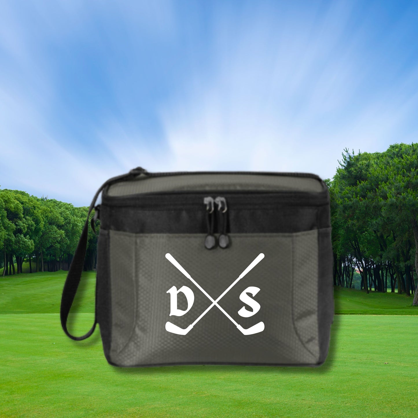 Personalized Golf Cooler, 12 Pack Cooler, Custom Cooler for Golfer, Golf Gifts for Men, Gift for Golfer, Gift for Husband, Father's Day Gift