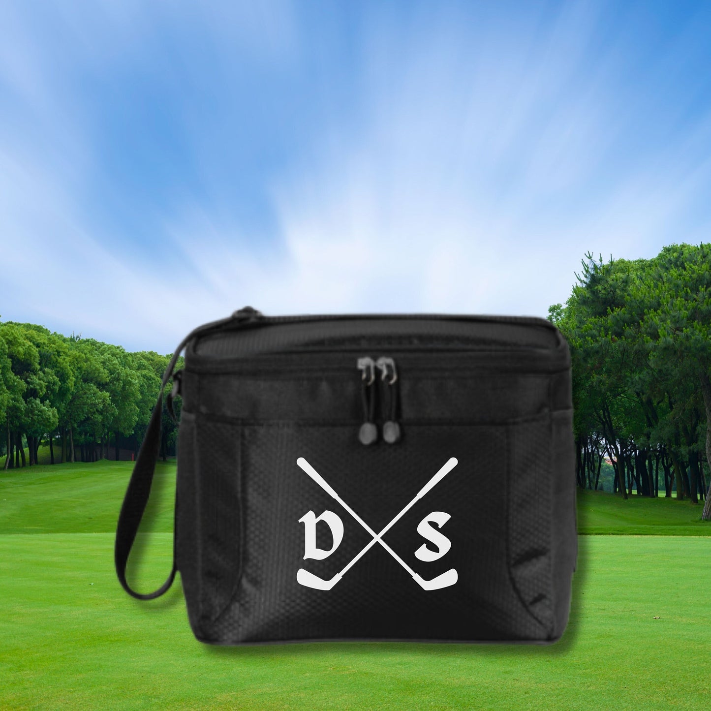 Personalized Golf Cooler, 12 Pack Cooler, Custom Cooler for Golfer, Golf Gifts for Men, Gift for Golfer, Gift for Husband, Father's Day Gift