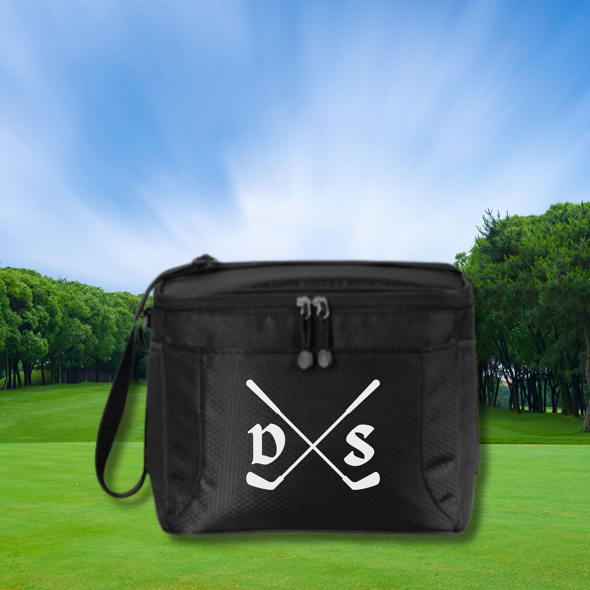 Personalized Golf Cooler, 12 Pack Cooler, Custom Cooler for Golfer, Golf Gifts for Men, Gift for Golfer, Gift for Husband, Father's Day Gift