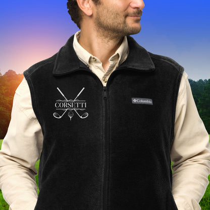Custom Fleece Golf Vest, Personalized Golf Vest, Golf Sweatshirt, Golf Gifts for Men, Golf Gifts for Women, Father's Day Gift, Gift for Dad